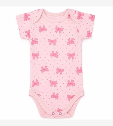 БодиБоди уни, 68-92 см, рибана, розовая с принтом. фото на tatoshka.ua