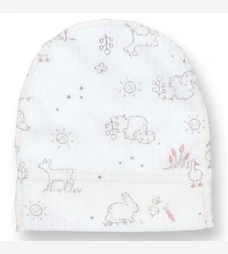 Дитяча шапочка, р.36-42 р, інтерлок рапорт, молочна з принтом фото на tatoshka.ua